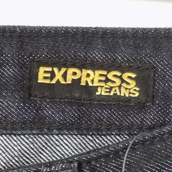 Express Jeans Regular Fit Low Rise Boot Cut Size 2 Sparkly Sequins Stella - Picture 7 of 10